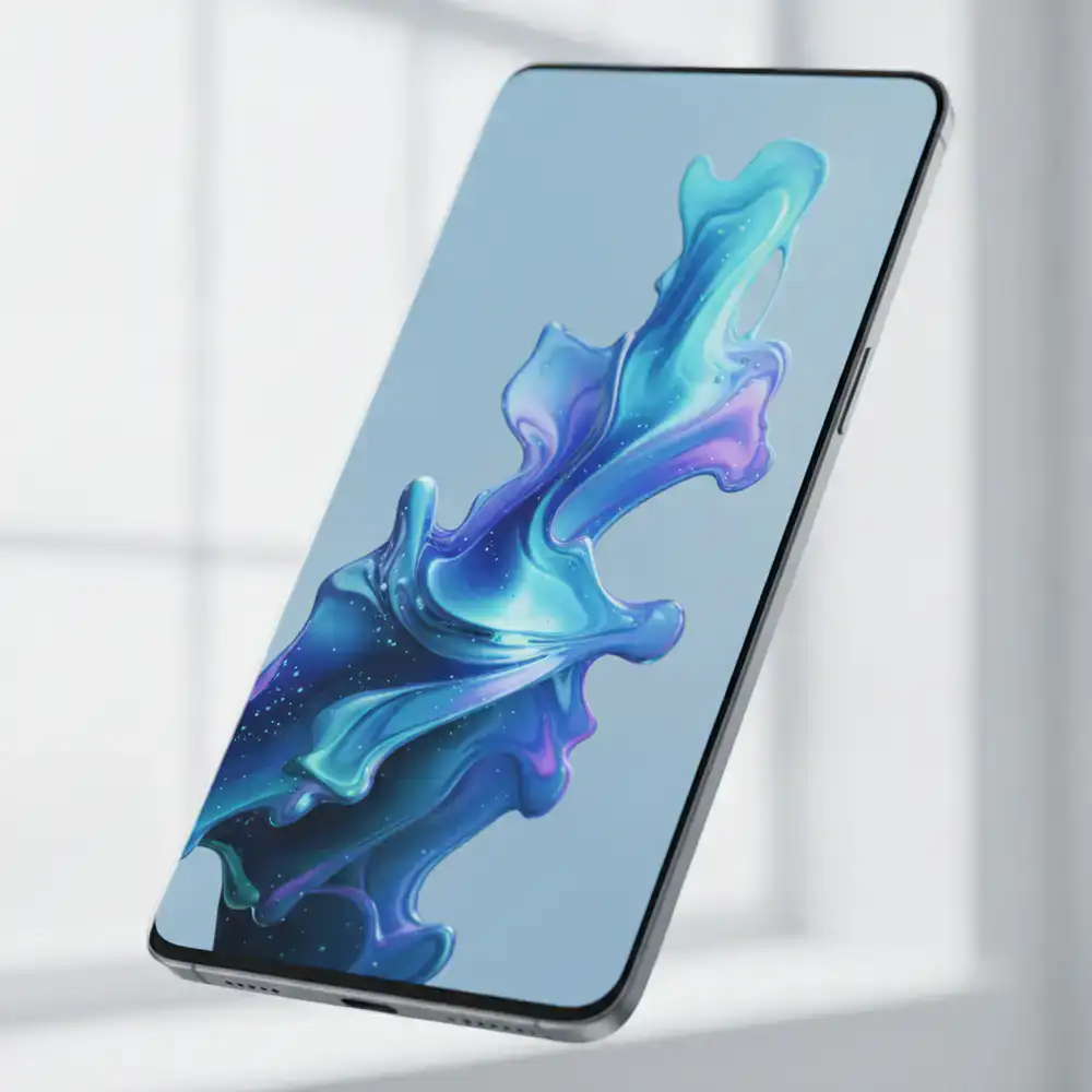 Latest high-end smartphone display